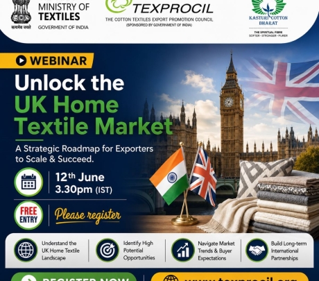 WEBINAR – Exclusive for Home Textile Exporters